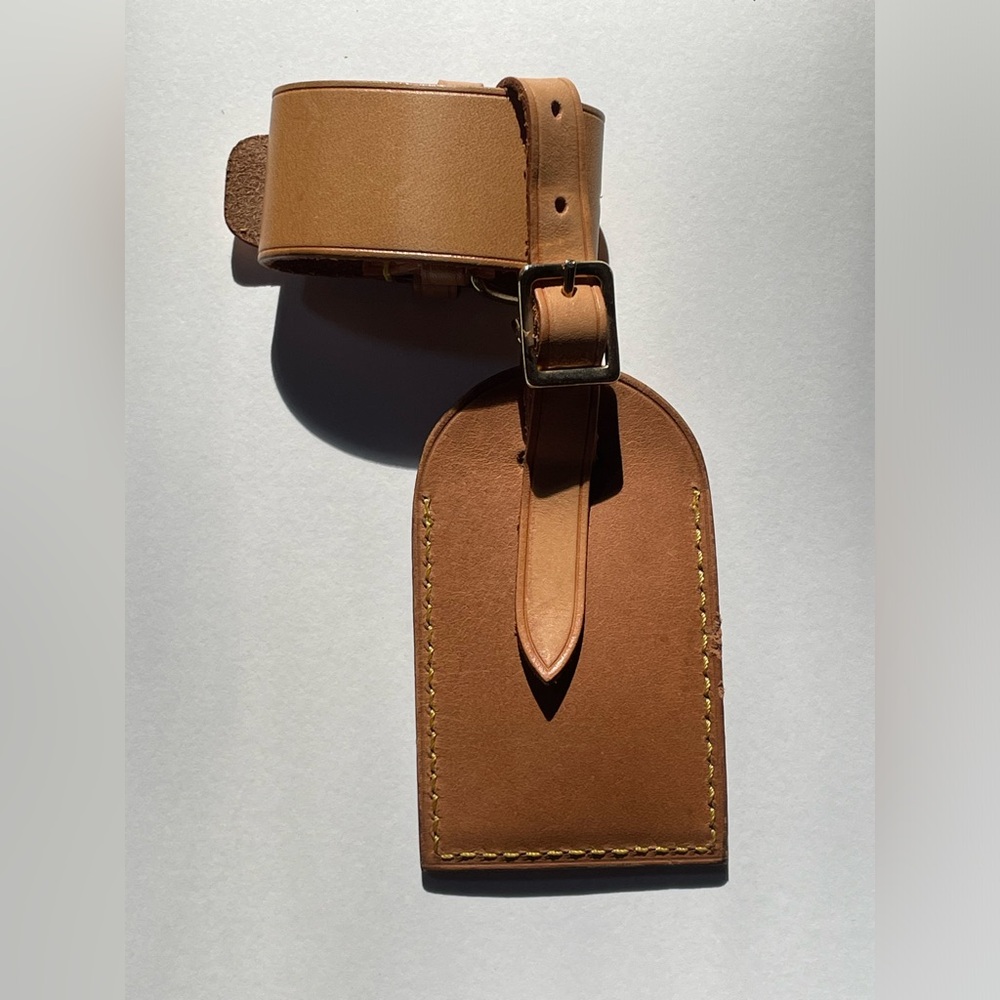 Authentic Louis Vuitton 3 Piece Luggage Tag Set - Picture 7 of 16